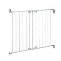 Bezpečnostná zábrana na stenu Safety 1st WallFix na schody a dvere, 62-102 cm, biela, otváranie jednou rukou, montáž na stenu, jednoduchá montáž 1