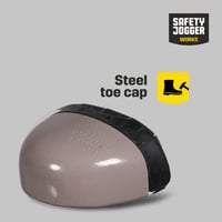 SAFETY JOGGER Acélcsúszású Munkavédelmi Klumpa Fehér Uniszex Konyhai Cipő 5
