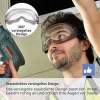 SAFEYEAR Munkavédelmi Szemüveg UV Védelemmel, Páramentesítő Lencse, Karcolásálló 7