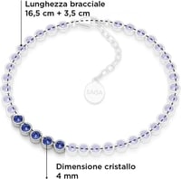 SAGA GIOIELLI Tenisz karkötő uniszex rozsd 5