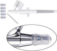 Sagud Airbrush tisztítókészlet üvegtartóval, kefékkel és tűkkel 7