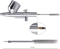 Sagud Airbrush tisztítókészlet üvegtartóval, kefékkel és tűkkel 6
