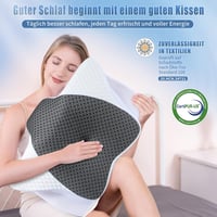 SAHEYER Ergonomikus Memóriahabos Nyakpárna Ortopédikus Nyak Támasztó Oldal és Hátpárna 7