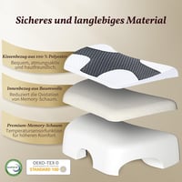 SAHEYER ergonomikus oldalsó alvópárna memóriahabbal nyak- és vállnak 6