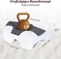 SAHEYER ergonomikus oldalsó alvópárna memóriahabbal nyak- és vállnak 4