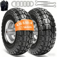 SAICOOS Sackli Kerekek 260x85mm Tömör Gumi 4.10 3.50-4 Csere Kerék Pár 1