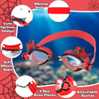 Saier tbo Gyerek Úszószemüveg Szivárgásmentes Anti-Fog 3-12 Év 3