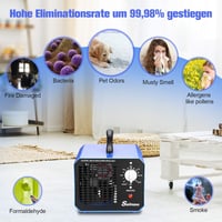 Sailnovo ózongenerátor légtisztító 6000 mg/h időzítővel 7
