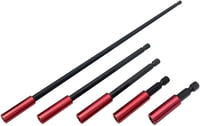 Saipor 5 részes mágneses bitfej tartó készlet 1/4 col hatszár 50/60/100/150/300 mm fúró és ütvecsavarozóhoz 1