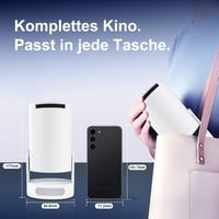 Salange 4K Mini Projektor Android 11 WiFi 6 Bluetooth 5.4 Otthoni Kivetítő 3