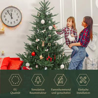 Brad de Crăciun artificial SALCAR, verde, 180 cm - Pom de Crăciun artificial pentru decor interior 5