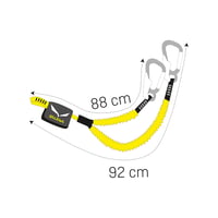 Via Ferrata set Salewa Ergo Tex – strieborná/kráľovská modrá, 1 ks, horolezecký istiaci set 3