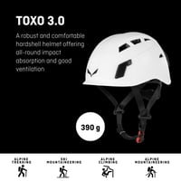 Cască de alpinism și ciclism Salewa Toxo 3.0 - Protecție ușoară și sigură pentru cap 2