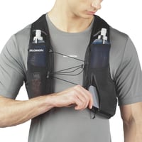 Bežecká hydratačná vesta Salomon ADV Hydra Vest 8, objem 8 litrov, s pohodlnou stabilizáciou, rýchlym prístupom k mäkkým fľašiam a veľkým vreckom na gély 9