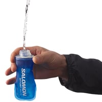 Salomon Soft Flask 150ml 28 Flexibilná fľaša unisex, rýchly prísun energie, ekologická, ventil s vysokým prietokom, Clear Blue 6