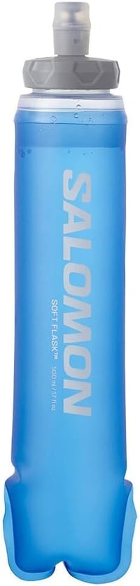 Salomon Soft Flask 500ml Puha Vízpalack Kék Magas Áramlási Szelep - Single 3