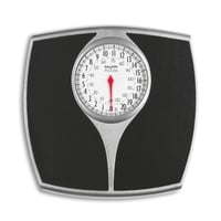 Mechanická osobná váha Salter 148 BKSVDR Speedo – analógový displej, kovová platforma, max. 136 kg, čierno-strieborná, bez batérií 1
