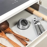 Salter 338 SSBKXR15 mehanički kuhinjski tajmer – 60-minutni analogni odbrojavač, glasno zvono, gumirani kotačić, nehrđajući čelik 4
