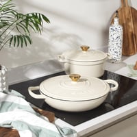 Liatinový hrniec Salter Chester – 30 cm Dutch Oven, 2,8 l — veľmi malý oťuk na smalte na vrchnej časti hrnca (stav: pozri 2. obrázok) 7