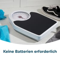 Cântar Mecanic de Baie Salter – Cântar Analogic de Tip Medical cu Afișaj Mare, Covoraș Antiderapant din Vinil, Alb-Negru, Design Retro, kg/st/lb 2
