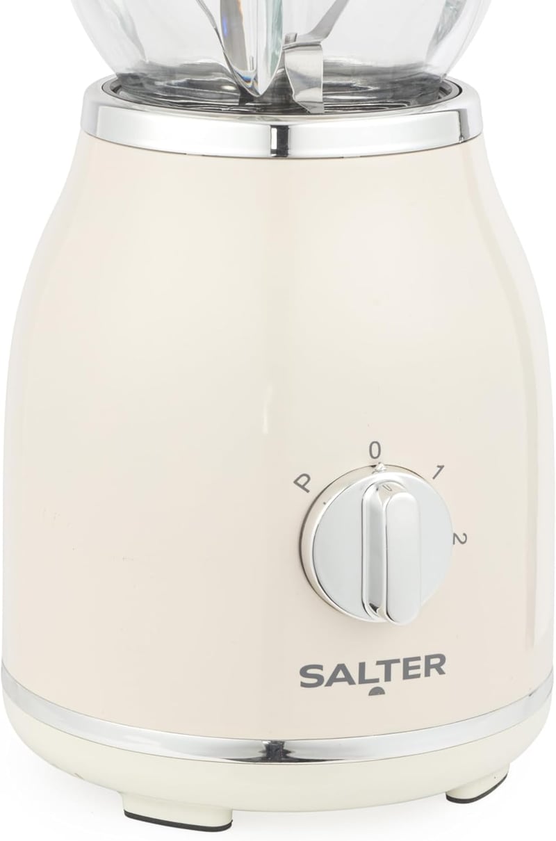 Salter Retro Krém Turmixgép 1.5L Üveg Tartály, 2 Fokozat, 1000W