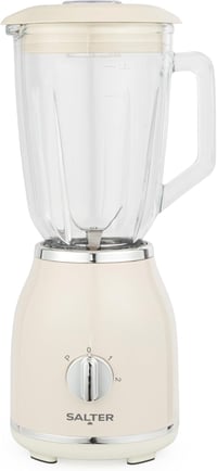 Salter Retro Krém Turmixgép 1.5L Üveg Tartály, 2 Fokozat, 1000W 1