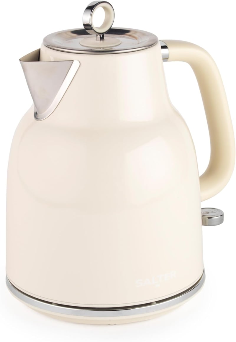 Salter Retro Krém Vízforraló 1.7L 360° Talapzat Gyors Forralás
