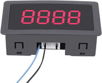 Samfox LED Impulzusszámláló 0-9999 Digitális Kijelző - Piros Panelmérő DC 8-24V 30mA, Fel/Le Számlálás Funkcióval, Ipari Vezérléshez 1