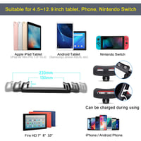 Suport Trepied pentru Tabletă SAMHOUSING, Reglabil pe Înălțime până la 165 cm, pentru iPad Pro 12.9 Air Mini, iPhone și Smartphone-uri, Compatibil cu Tablete de 4.5-13 Inch 7