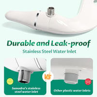 SAMODRA Bidet Attachment Duális Vízsugaras Wc Ülőke Csatlakozó Papírmegtakarítás 3