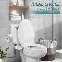 SAMODRA Bidet Attachment Önmosó Kettős Fúvókás Toalett Bidet Beige 6