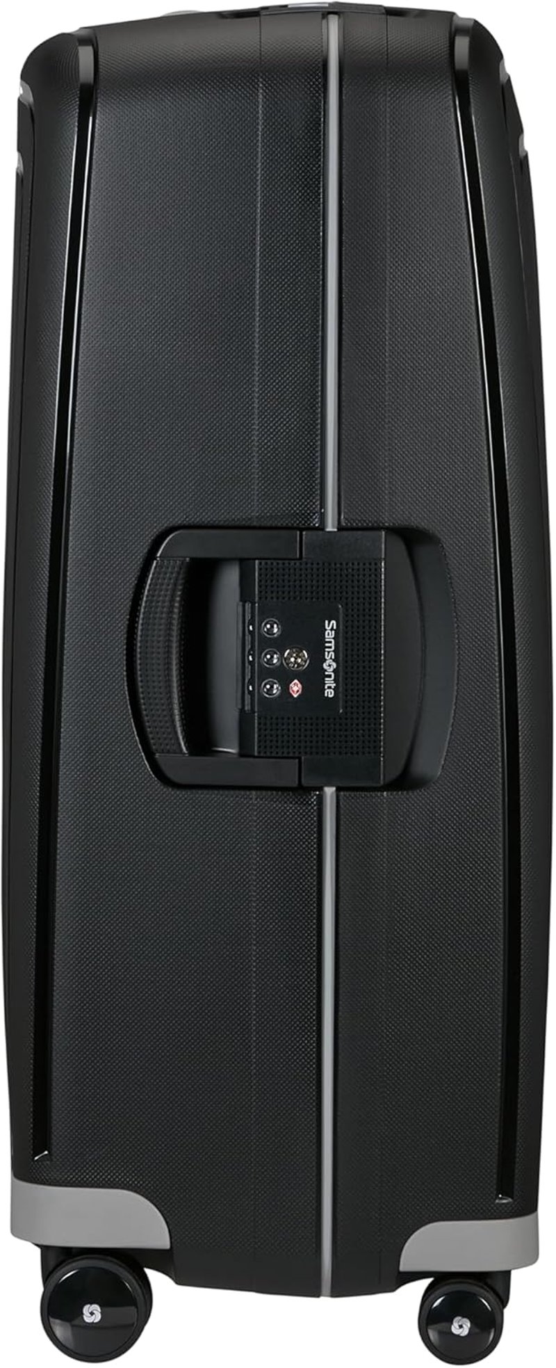 Samsonite S'Cure Spinner L 75cm 102L Fekete Utazóbőrönd