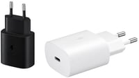 Samsung 25W USB-C Gyorstöltő Adapter Fekete - Eredeti Töltő Kábel Nélkül - (25W) EU, black 2