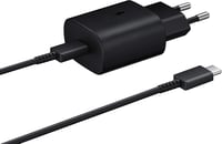 Samsung 25W USB-C Gyorstöltő Adapter Fekete - Eredeti Töltő Kábel Nélkül - (25W) EU, black 5