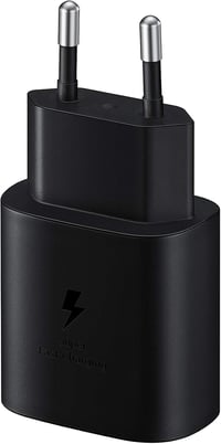 Samsung 25W USB-C Gyorstöltő Adapter Fekete - Eredeti Töltő Kábel Nélkül - (25W) EU, black 4
