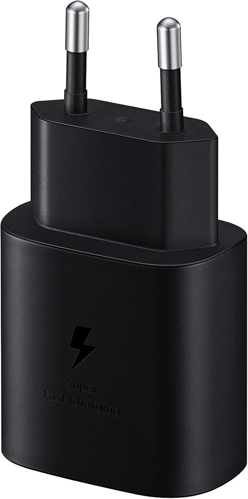 Samsung 25W USB-C Gyorstöltő Adapter Fekete - Eredeti Töltő Kábel Nélkül - (25W) EU, black