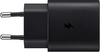Samsung 25W USB-C Gyorstöltő Adapter Fekete - Eredeti Töltő Kábel Nélkül - (25W) EU, black 1