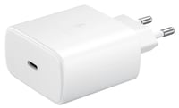Rýchlonabíjací adaptér Samsung 65W USB-C s redukciou USB-C na USB, originálny, bez kábla, biely 1
