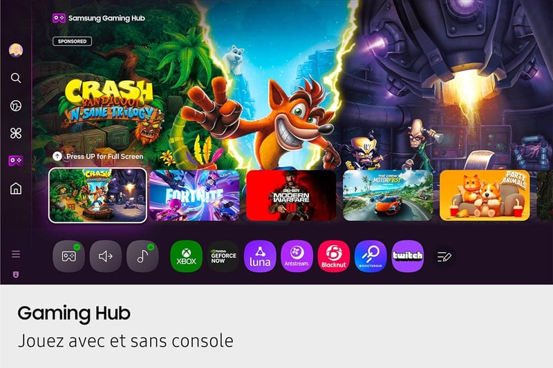 Samsung Crystal UHD 43" 4K Smart TV U8075F 2025 modell