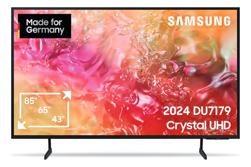 Inteligentný televízor Samsung Crystal UHD 4K DU7179 – 43 palcov (108 cm), PurColor, Gaming Hub, Tizen OS, Alexa, 3D Surround Sound, Q-Symphony, 2024