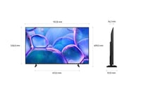 Samsung Crystal UHD 4K U7099F 43 colos (108 cm) LED Smart TV - Crystal Processor 4K, AI Upscaling, SmartThings, Knox Security, Focira és Gam 5