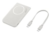 Magnetická bezdrôtová powerbanka Samsung EB-U5200 5000 mAh Qi2 rýchle nabíjanie 15 W so vstavaným stojanom, sivá 5