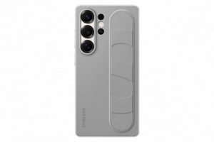Samsung EF-GS938 Standing Grip maska za Galaxy S25 Ultra, s držačem za prst i funkcijom stalka, tankog dizajna, siva
