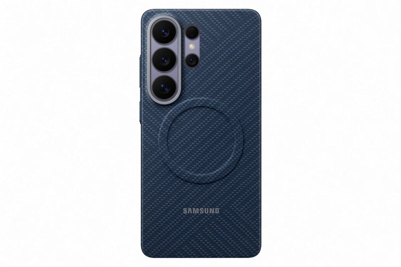 Husă magnetică din carbon Samsung EF-KS948 pentru Galaxy S26 Ultra, cu inel magnetic, rezistentă la șocuri, subțire, anti-alunecare, albastru-violet
