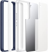 Husă din silicon Samsung EF-MS901 Frame pentru Samsung Galaxy S22, Rezistentă la șocuri, Subțire și Anti-alunecare, Transparentă 5
