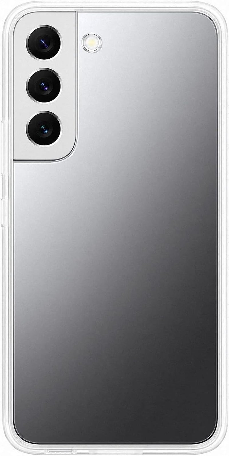 Husă din silicon Samsung EF-MS901 Frame pentru Samsung Galaxy S22, Rezistentă la șocuri, Subțire și Anti-alunecare, Transparentă