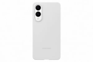 Husă din silicon Samsung EF-PS937 pentru Galaxy S25 Edge, rezistentă la șocuri, subțire și antiderapantă, gri deschis