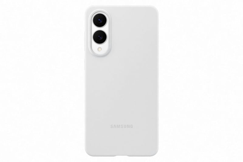 Silikónový kryt Samsung EF-PS937 pre Galaxy S25 Edge, nárazuvzdorný, tenký a protišmykový ochranný kryt, svetlosivý