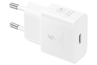Sieťový adaptér Samsung EP-T2510N USB-C s rýchlym nabíjaním 25W, biely – energeticky úsporná sieťová nabíjačka 1