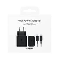 Adaptor Încărcător Rapid Samsung EP-T4511X 45W USB-C cu Cablu de Date, Compatibil cu Dispozitive de la Alți Producători, Negru 6